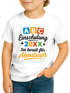 Kinder Jungen T-Shirt Einschulung mit Spruch Bereit für Abenteuer personalisierbar mit Jahreszahl Geschenk Schulbeginn Erstklässler Moonworks® preview