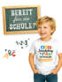 Kinder Jungen T-Shirt Einschulung mit Spruch Bereit für Abenteuer personalisierbar mit Jahreszahl Geschenk Schulbeginn Erstklässler Moonworks® preview