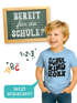 Kinder Jungen T-Shirt Einschulung Retro-Schriftzug Schulkind mit Jahreszahl personalisierbar Geschenkidee Schulanfang SpecialMe®preview
