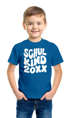 Kinder Jungen T-Shirt Einschulung Retro-Schriftzug Schulkind mit Jahreszahl personalisierbar Geschenkidee Schulanfang SpecialMe®preview
