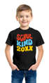 Kinder Jungen T-Shirt Einschulung Retro-Schriftzug Schulkind mit Jahreszahl personalisierbar Geschenkidee Schulanfang SpecialMe®preview