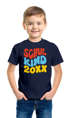 Kinder Jungen T-Shirt Einschulung Retro-Schriftzug Schulkind mit Jahreszahl personalisierbar Geschenkidee Schulanfang SpecialMe®preview