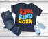 Kinder Jungen T-Shirt Einschulung Retro-Schriftzug Schulkind mit Jahreszahl personalisierbar Geschenkidee Schulanfang SpecialMe®preview