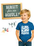 Kinder Jungen T-Shirt Einschulung Retro-Schriftzug Schulkind mit Jahreszahl personalisierbar Geschenkidee Schulanfang SpecialMe®preview