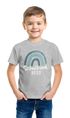 Kinder Jungen T-Shirt Einschulung Schulkind 2023 Regenbogen Aufdruck Geschenk Schulanfang Moonworks®preview