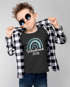 Kinder Jungen T-Shirt Einschulung Schulkind 2023 Regenbogen Aufdruck Geschenk Schulanfang Moonworks®preview