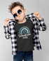 Kinder Jungen T-Shirt Einschulung Schulkind 2023 Regenbogen Aufdruck Geschenk Schulanfang Moonworks®preview