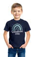 Kinder Jungen T-Shirt Einschulung Schulkind 2023 Regenbogen Aufdruck Geschenk Schulanfang Moonworks®preview