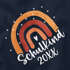 Kinder Jungen T-Shirt Einschulung Schulkind 2023 Regenbogen Aufdruck Geschenk Schulanfang Moonworks®preview