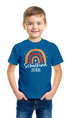 Kinder Jungen T-Shirt Einschulung Schulkind 2023 Regenbogen Aufdruck Geschenk Schulanfang Moonworks®preview