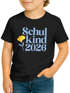 Kinder Jungen T-Shirt Einschulung Schulkind personalisierbar mit Jahreszahl Geschenkidee Schulanfang SpecialMe®preview