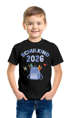 Kinder Jungen T-Shirt Einschulung Schulkind und Jahreszahl anpassbar personalisierbare Geschenke Schulanfang Moonworks®preview
