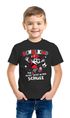 Kinder Jungen T-Shirt Einschulung Schulkind Waschbär Fußball lustige Tiermotive Schulanfang Moonworks®preview