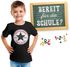 Kinder Jungen T-Shirt Einschulung Stern Aufschrift Erstklassig Schulkind Jahreszahl Schulanfang Moonworks®preview
