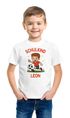 Kinder Jungen T-Shirt Einschulung2025 Fußball Print mit Namen personalisierbar Schulkind Geschenkidee Schulanfang SpecialMe®preview