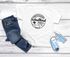 Kinder Jungen T-Shirt Emblem mit Schultüte Einschulung 2025 mit Namen personalisierbar Schulanfang Moonworks®preview