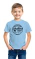 Kinder Jungen T-Shirt Emblem mit Schultüte Einschulung 2025 mit Namen personalisierbar Schulanfang Moonworks®preview