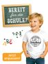 Kinder Jungen T-Shirt Emblem mit Schultüte Einschulung 2025 mit Namen personalisierbar Schulanfang Moonworks®preview