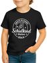 Kinder Jungen T-Shirt Emblem mit Schultüte Einschulung 2025 mit Namen personalisierbar Schulanfang Moonworks®preview