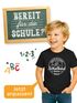 Kinder Jungen T-Shirt Emblem mit Schultüte Einschulung 2025 mit Namen personalisierbar Schulanfang Moonworks®preview
