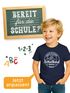 Kinder Jungen T-Shirt Emblem mit Schultüte Einschulung 2025 mit Namen personalisierbar Schulanfang Moonworks®preview