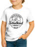 Kinder Jungen T-Shirt Emblem mit Schultüte Einschulung 2026 mit Namen personalisierbar Schulanfang Moonworks®preview