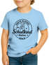 Kinder Jungen T-Shirt Emblem mit Schultüte Einschulung 2026 mit Namen personalisierbar Schulanfang Moonworks®preview