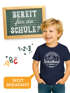 Kinder Jungen T-Shirt Emblem mit Schultüte Einschulung 2026 mit Namen personalisierbar Schulanfang Moonworks®preview