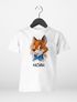Kinder Jungen T-Shirt mit Name personalisiert Fuch Desiign Comicstil Printshirt Wunschname SpecialMe®preview
