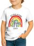 Kinder Jungen T-Shirt Regenbogen Schulkind 2025 mit Name Jahreszahl personalisiert Geschenkidee Erste Klasse SpecialMe®preview