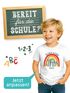 Kinder Jungen T-Shirt Regenbogen Schulkind 2025 mit Name Jahreszahl personalisiert Geschenkidee Erste Klasse SpecialMe®preview