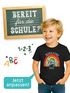 Kinder Jungen T-Shirt Regenbogen Schulkind 2025 mit Name Jahreszahl personalisiert Geschenkidee Erste Klasse SpecialMe®preview