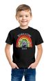 Kinder Jungen T-Shirt Regenbogen Schulkind 2025 mit Name Jahreszahl personalisiert Geschenkidee Erste Klasse SpecialMe®preview
