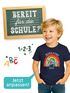 Kinder Jungen T-Shirt Regenbogen Schulkind 2025 mit Name Jahreszahl personalisiert Geschenkidee Erste Klasse SpecialMe®preview
