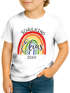 Kinder Jungen T-Shirt Regenbogen Schulkind 2026 mit Name Jahreszahl personalisiert Geschenkidee Erste Klasse SpecialMe®preview