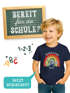 Kinder Jungen T-Shirt Regenbogen Schulkind 2026 mit Name Jahreszahl personalisiert Geschenkidee Erste Klasse SpecialMe®preview