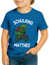 Kinder Jungen T-Shirt Schulkind 2026 mit Namen Dino Aufdruck personalisierbar Geschenkidee Schulanfang Moonworks®preview