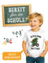 Kinder Jungen T-Shirt Schulkind 2026 mit Namen Dino Aufdruck personalisierbar Geschenkidee Schulanfang Moonworks®preview