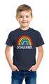 Kinder Jungen T-Shirt Schulkind Einschulung 2025 Regenbogen Geschenk Schulanfang Schulbeginn Moonworks®preview