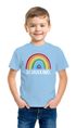 Kinder Jungen T-Shirt Schulkind Einschulung 2025 Regenbogen Geschenk Schulanfang Schulbeginn Moonworks®preview