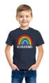 Kinder Jungen T-Shirt Schulkind Einschulung 2026 Regenbogen Geschenk Schulanfang Schulbeginn Moonworks®preview