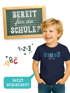 Kinder Jungen T-Shirt Schulkind personalisiert mit Name und Jahreszahl Geschenkidee Einschulung Schulanfang SpecialMe®preview