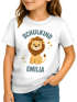 Kinder Mädchen T-Shirt Aufschrift Schulkind mit Name personalisiert Motivshirt Löwe Fuchs Geschenkidee Einschulung 2026 SpecialMe®preview