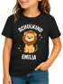 Kinder Mädchen T-Shirt Aufschrift Schulkind mit Name personalisiert Motivshirt Löwe Fuchs Geschenkidee Einschulung 2026 SpecialMe®preview