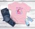 Kinder Mädchen T-Shirt Einhorn Blumen Schmetterlinge Aufdruck Schulkind 2025 – Geschenk  für kleine Einhorn-Fans Schulanfang SpecialMe®preview