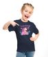 Kinder Mädchen T-Shirt Einhorn Blumen Schmetterlinge Aufdruck Schulkind 2025 – Geschenk  für kleine Einhorn-Fans Schulanfang SpecialMe®preview