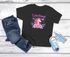 Kinder Mädchen T-Shirt Einhorn Blumen Schmetterlinge Aufdruck Schulkind 2025 – Geschenk  für kleine Einhorn-Fans Schulanfang SpecialMe®preview