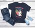 Kinder Mädchen T-Shirt Einschulung 2025 Einhorn personalisiert mit Jahreszahl und Name Geschenkidee Schulanfang Erstklässler Moonworks®preview