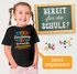 Kinder Mädchen T-Shirt Einschulung 2025 Jahreszahl personalisierrbar Spruch Abenteuer Schulanfang Moonworks®preview