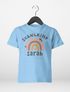 Kinder Mädchen T-Shirt Einschulung 2025 mit Namen Regenbogen Aufdruck Schulkind personalisiert Schulanfang Moonworks®preview